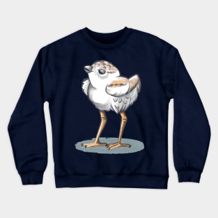 piping plover bird Crewneck Sweatshirt